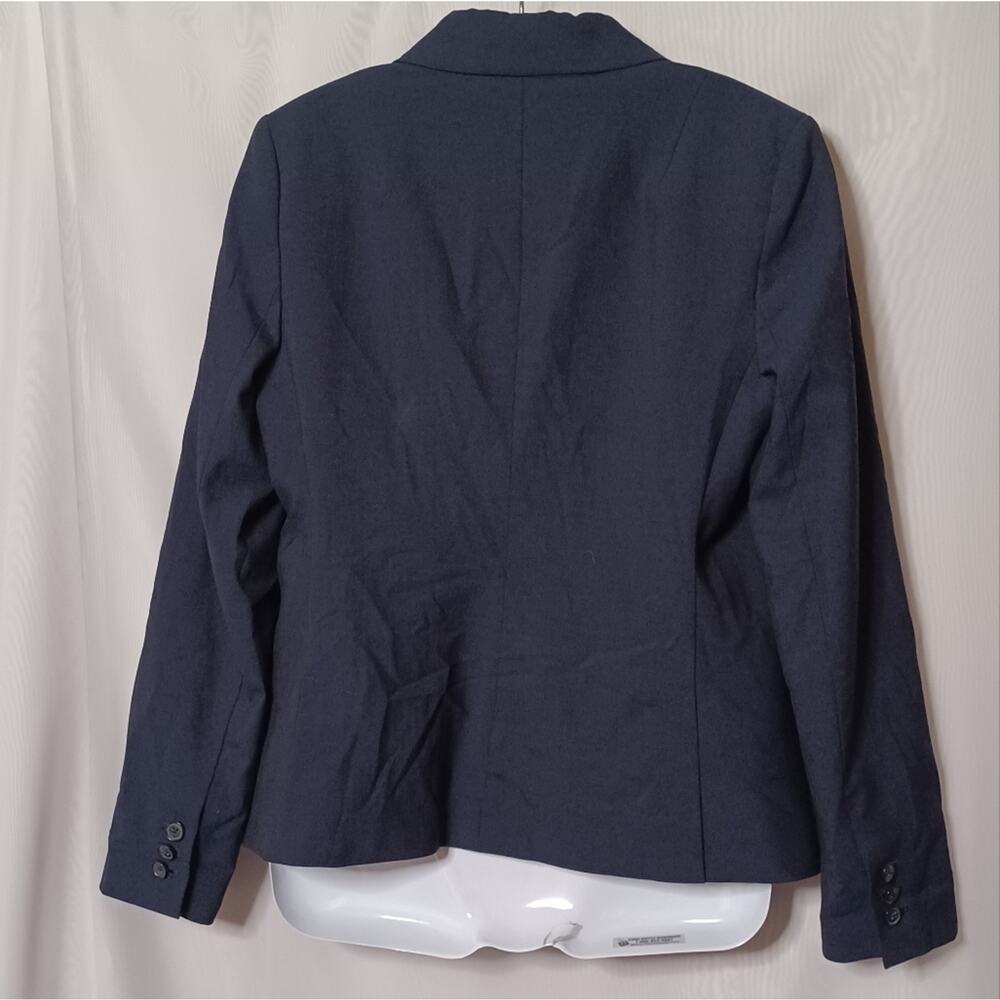 BANANA REPBULIC Dark Blue Wool Single Breasted Blazer. 8P - Picture 11 of 14